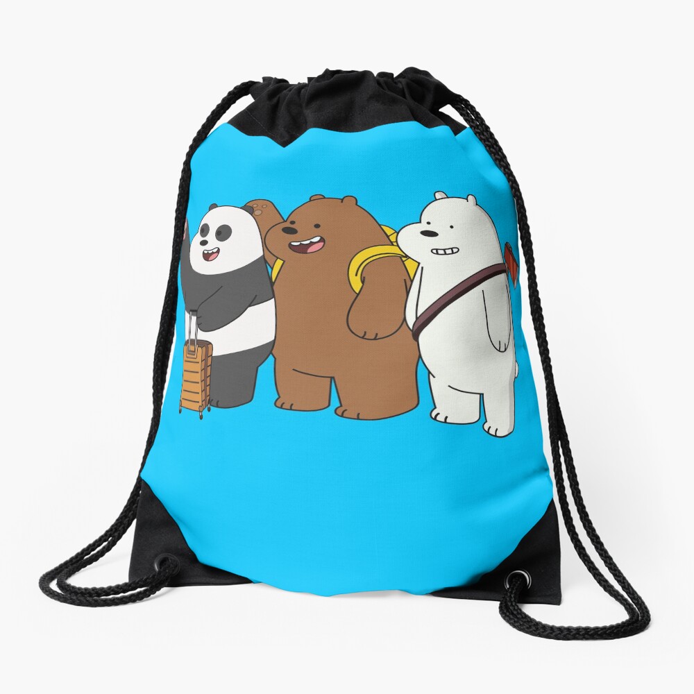 We Bare Bears Drawstring Bag