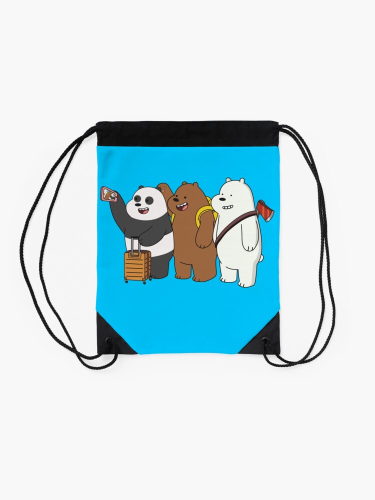 Alternate view of We Bare Bears Drawstring Bag