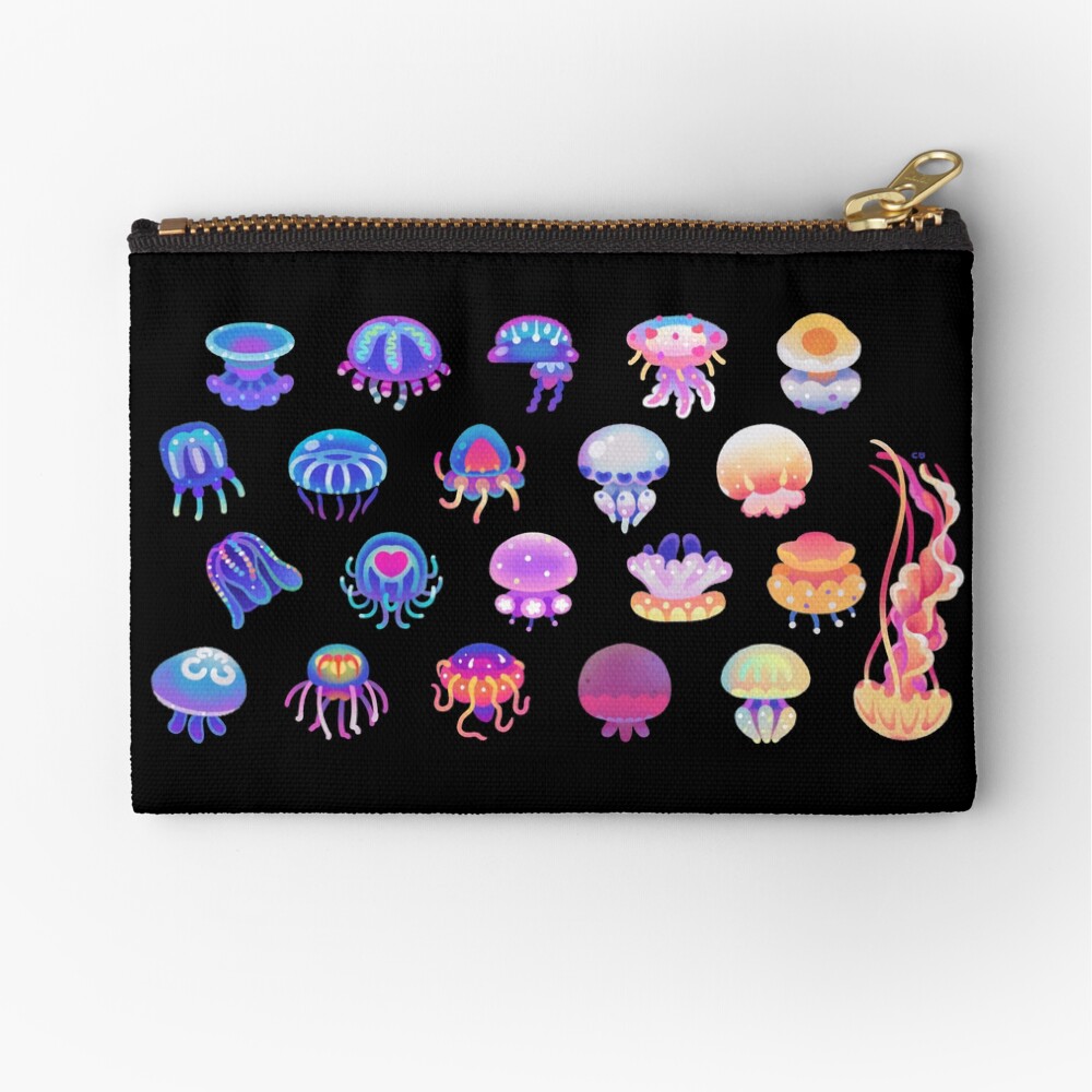 Jellyfish Day Zipper Pouch
