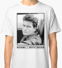 Charlie Sheen: Bangin' 7 Gram Rocks. Classic T-Shirt