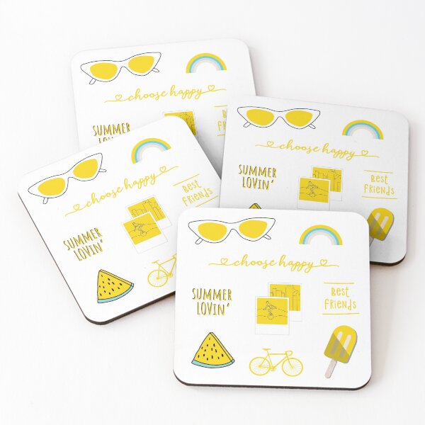 Item preview, Paquete de pegatinas amarillas designed and sold by The-Goods.