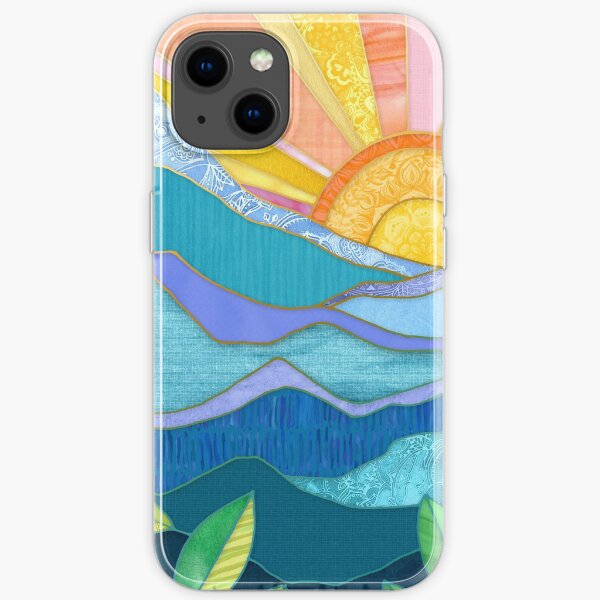 Sunset Through The Leaves iPhone Soft Case