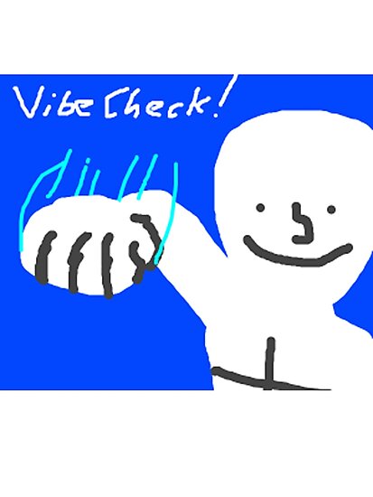 Vibe Check Photographic Print By Mrmonty23 - pencil scarf roblox pencil create an avatar neck