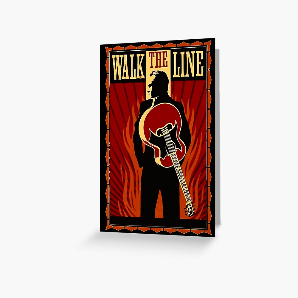 Joaquin Phoenix WALK THE LINE Movie Poster ~ Johnny Cash Movie Full Size 24x36 