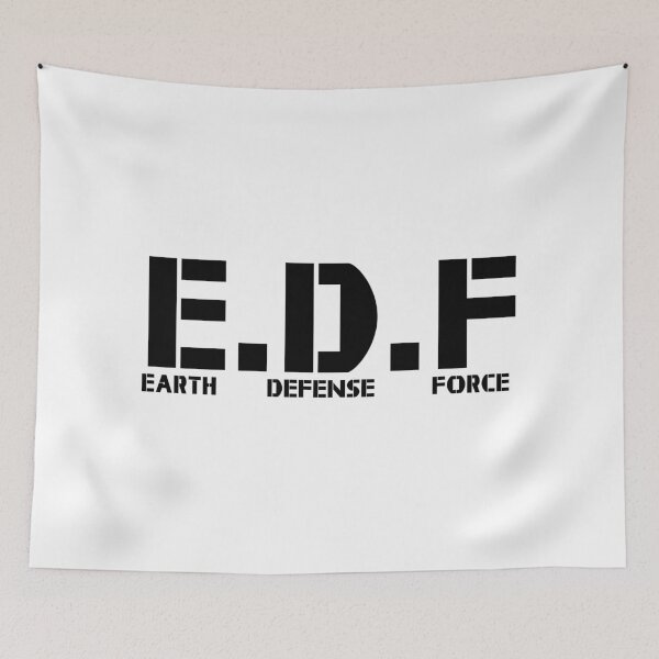 Item preview, Earth Defense Force - black insignia designed and sold by supanerd01.