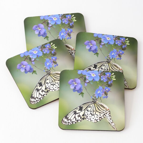 Item preview, Butterfly on Forget-me-not designed and sold by MoragBates.