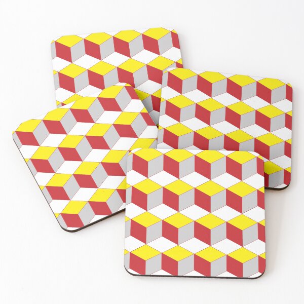 Item preview, QUBE (Red, Yellow + Grey) designed and sold by The Aloof.