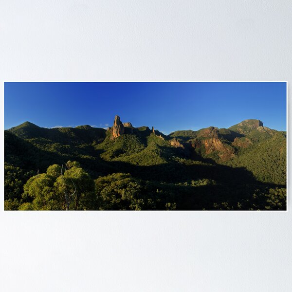 Item preview, Belougery Spire and Breadknife, Warrumbungles, NSW. designed and sold by Andy Newman.