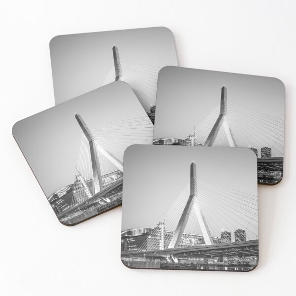 Item preview, Boston Zakim Bridge in Black and White designed and sold by PaulVelgos.