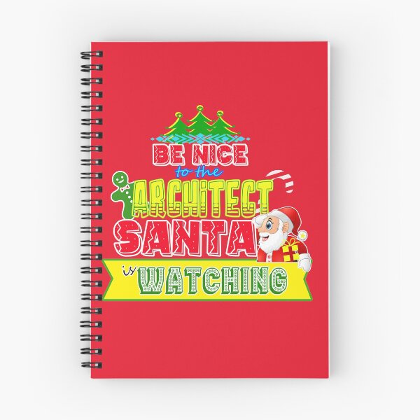 Item preview, Be Nice to Architect Santa is Watching Gift Idea   designed and sold by werdanepo.
