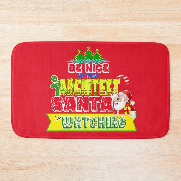 Item preview, Be Nice to Architect Santa is Watching Gift Idea   designed and sold by werdanepo.