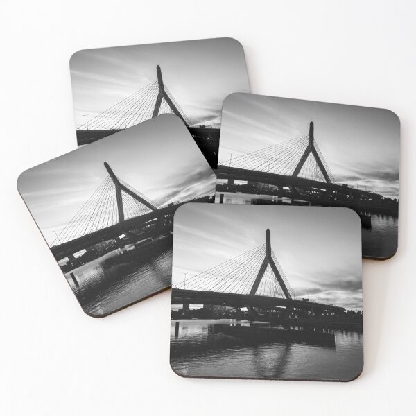 Item preview, Boston Zakim Bridge in Black and White designed and sold by PaulVelgos.