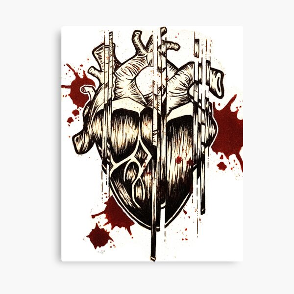 Lienzos Con El Corazon Roto Redbubble