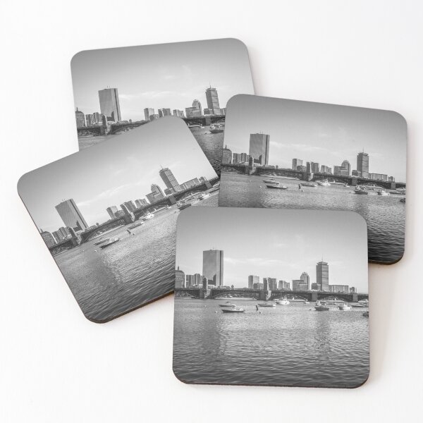 Artikelvorschau, Boston Skyline in Black and White entworfen und verkauft von PaulVelgos.