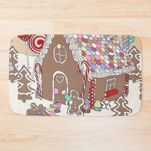 Item preview, Moose at a Gingerbread House Party designed and sold by katecrashed.