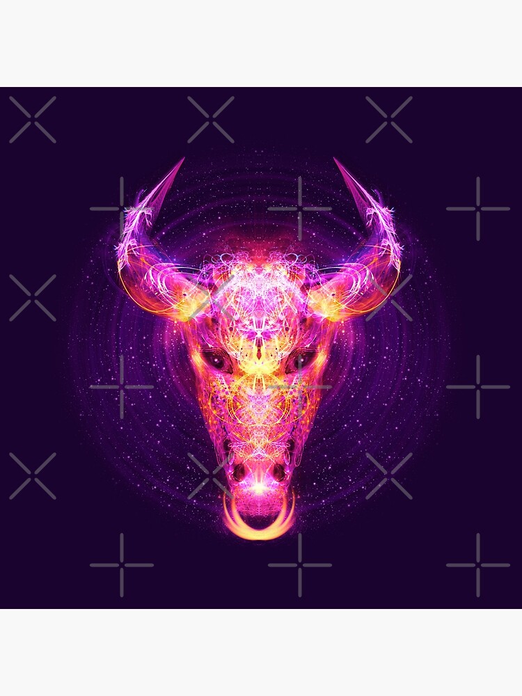 Taurus Zodiac Lightburst by ifourdezign