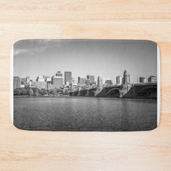 Item preview, Boston Skyline Longfellow Bridge in Black and White designed and sold by PaulVelgos.