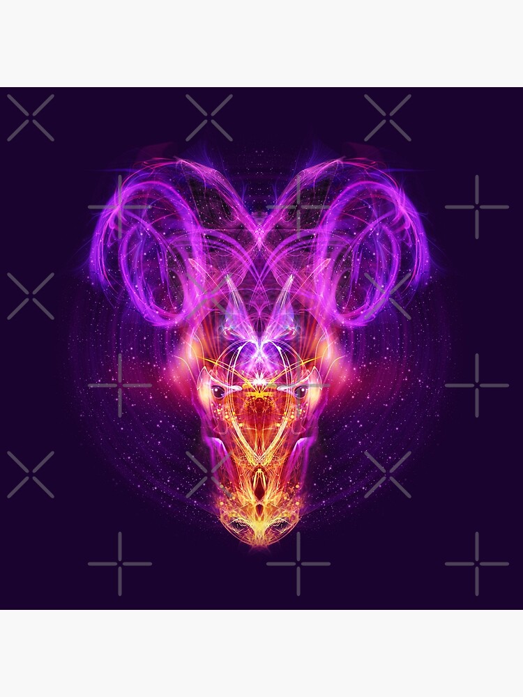 Aries Zodiac Lightburst by ifourdezign