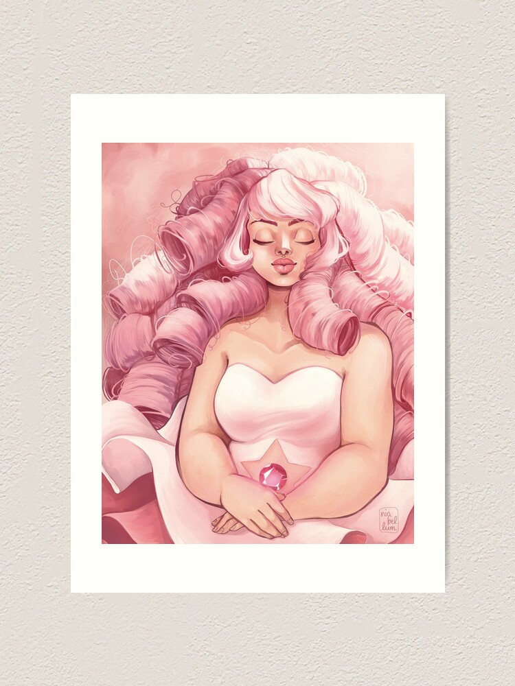 Vista alternativa de Lámina artística Rose Quarz