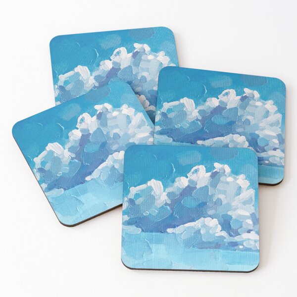 Item preview, Fuffy clouds in the blue sky designed and sold by Ekaterina Glazkova.