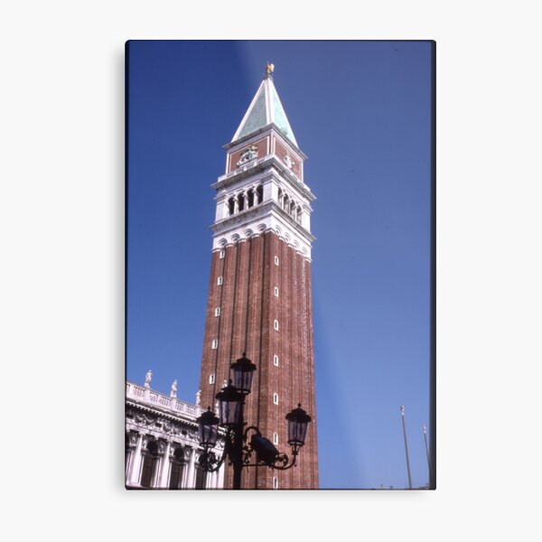 Campanile, Piazza San Marco, Venice, Italy. Metal Print