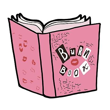 Burn Book Sticker for Sale by tianaavee