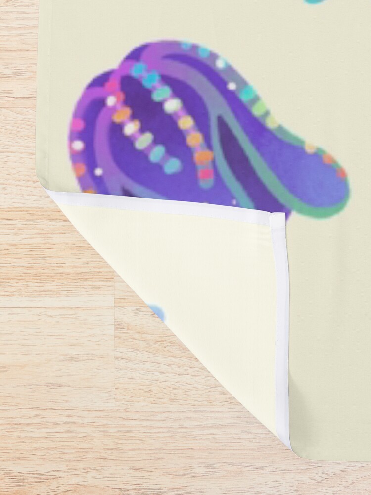 Alternate view of Jellyfish Day - pastel Shower Curtain