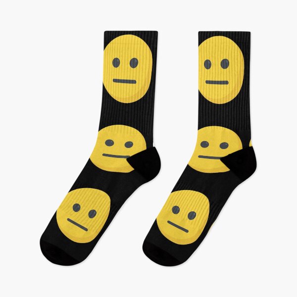 Item preview, Funny Straight Face Emoticon Cute Neutral Face Emoticon design designed and sold by farhanhafeez.