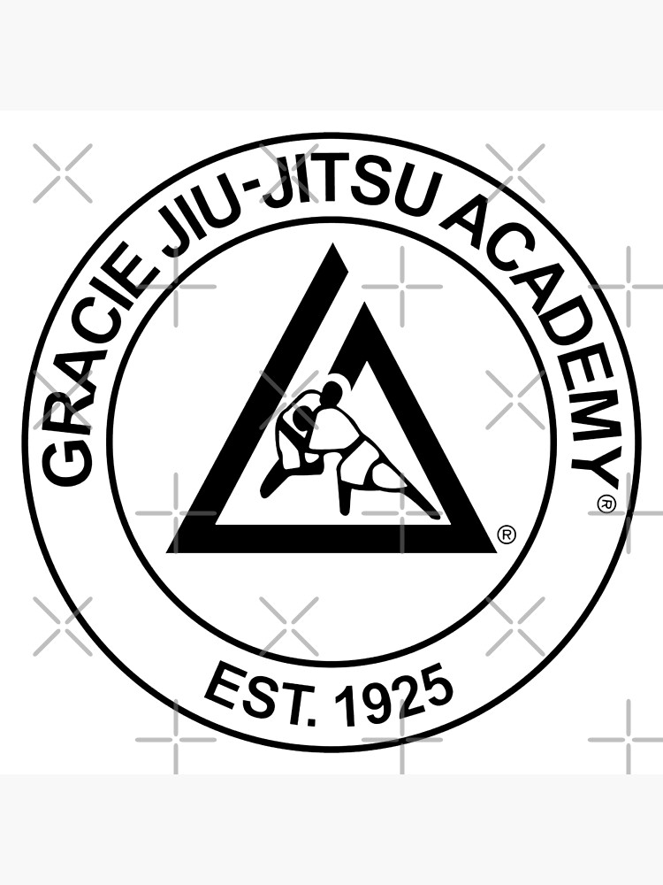 Disover Gracie Jiu-Jitsu Premium Matte Vertical Poster