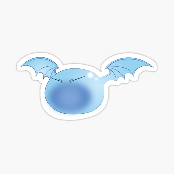 Fantasy Anime Blue Slime Sticker for Sale by RainbowFoxTales