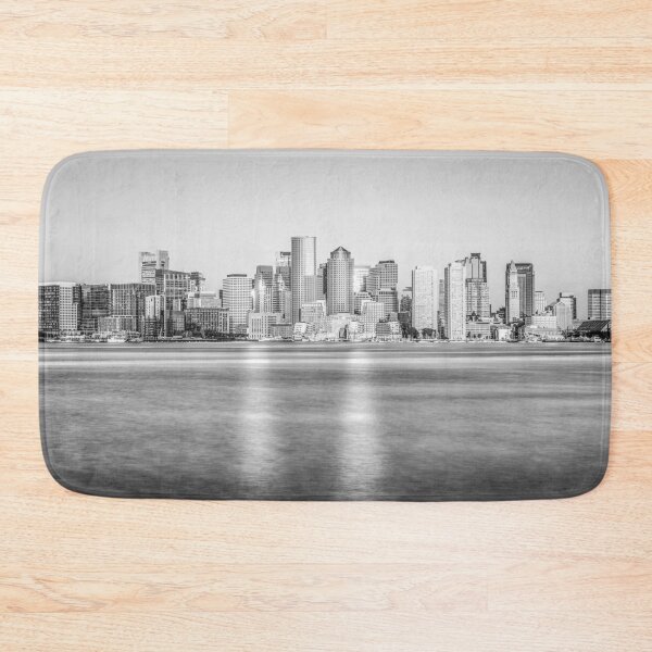 Item preview, Boston Skyline in Black and White  designed and sold by PaulVelgos.