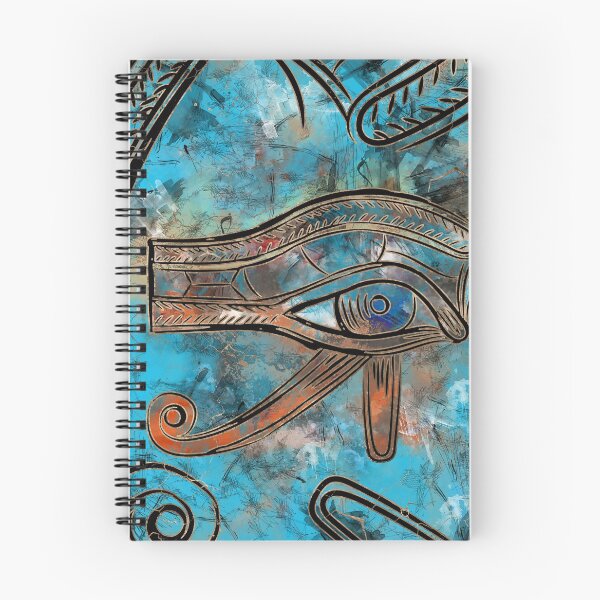 Item preview, Egyptian Eye of Horus - Wadjet - Mixed Media Abstract designed and sold by k9printart.