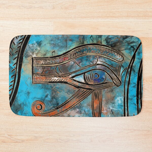 Item preview, Egyptian Eye of Horus - Wadjet - Mixed Media Abstract designed and sold by k9printart.
