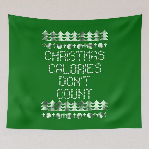 Item preview, Christmas Calories dont count Saying Green designed and sold by elhefe.
