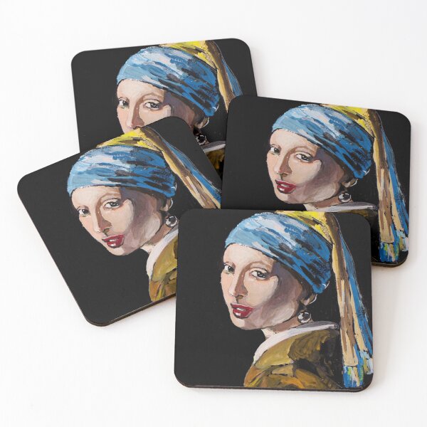 Item preview, The Girl with the Pearl Earring designed and sold by artofmsmarikit.
