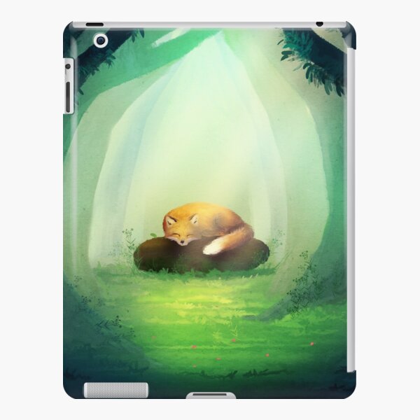 Fox in the forest. Digital painting iPad Snap Case