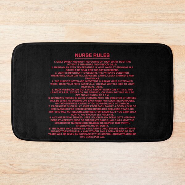 Item preview, Nurse Hospital Rules (1887 Nursing Job Description) designed and sold by isstgeschichte.