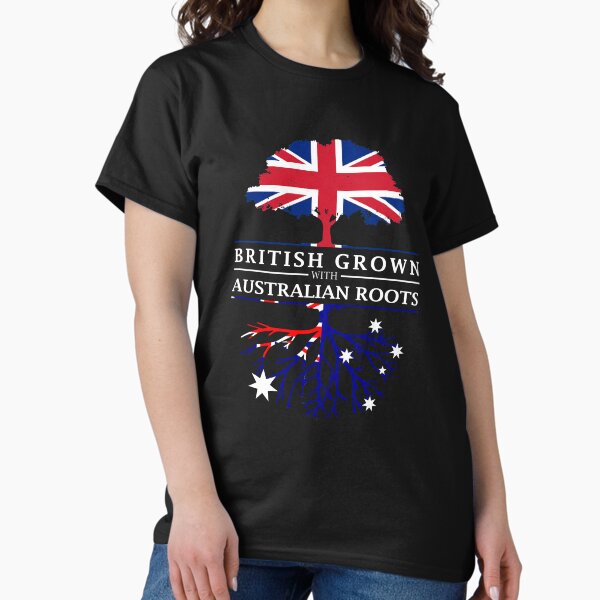 Item preview, British Grown with Australian Roots   Australia Design designed and sold by ockshirts.