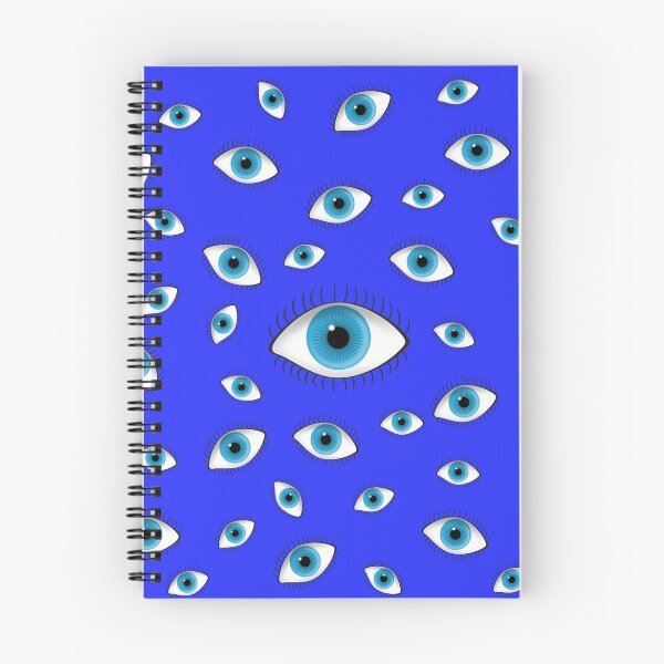 Item preview, Good Luck Blue Eyes on Royal Blue Background designed and sold by Blkstrawberry.