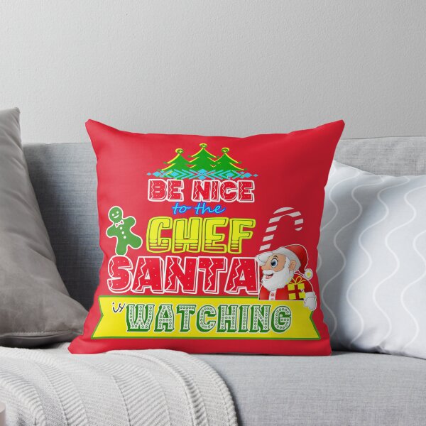 Item preview, Be Nice to the Chef Santa is Watching Gift Idea   designed and sold by werdanepo.