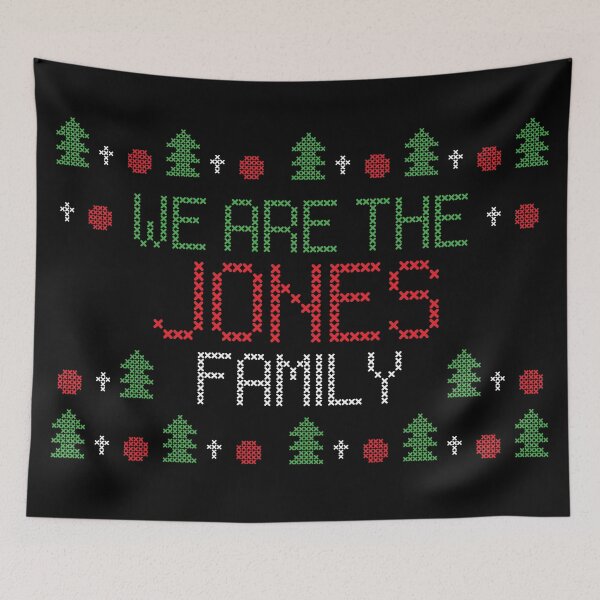 Item preview, We are The Jones Christmas Family designed and sold by elhefe.