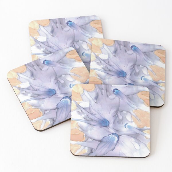 Item preview, Lavender Floral Abstract: Original Alcohol Ink Painting designed and sold by herzart.