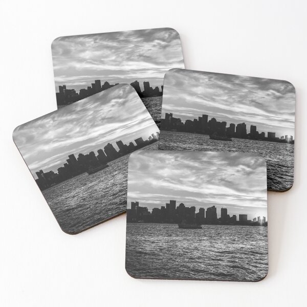 Item preview, Boston Sunset in Black and White designed and sold by PaulVelgos.