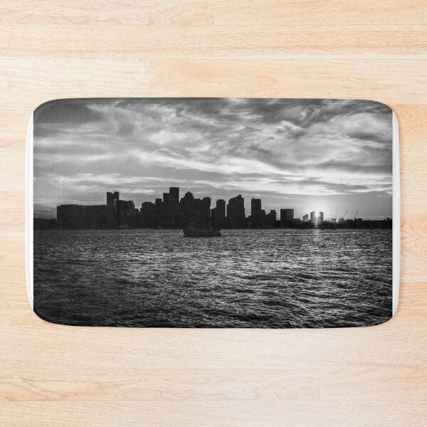 Item preview, Boston Sunset in Black and White designed and sold by PaulVelgos.