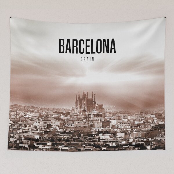 Item preview, Barcelona - Spain designed and sold by HomeLivingCo.