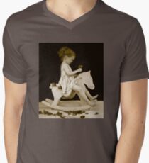 WOOD HORSE V-Neck T-Shirt