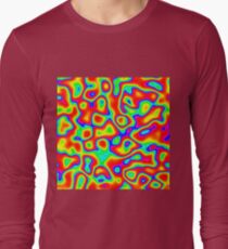 Rainbow Chaos Abstraction II Long Sleeve T-Shirt