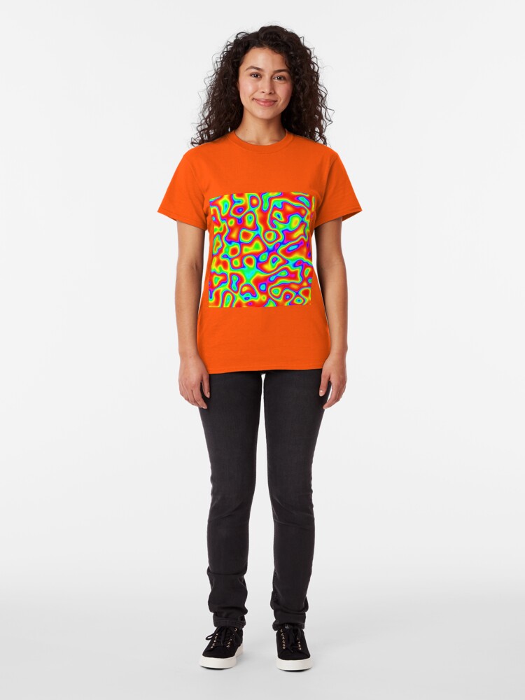 Alternate view of Rainbow Chaos Abstraction II Classic T-Shirt