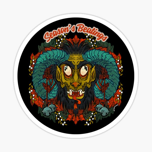 Item preview, Season’s Beatings Krampus designed and sold by kahahuna.