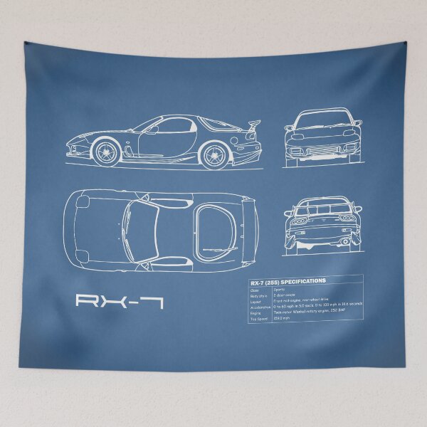 Item preview, The RX-7 Blueprint designed and sold by rogue-design.